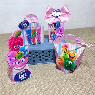 kit festa infantil/ Balas Fini/ caixinhas personalizadas