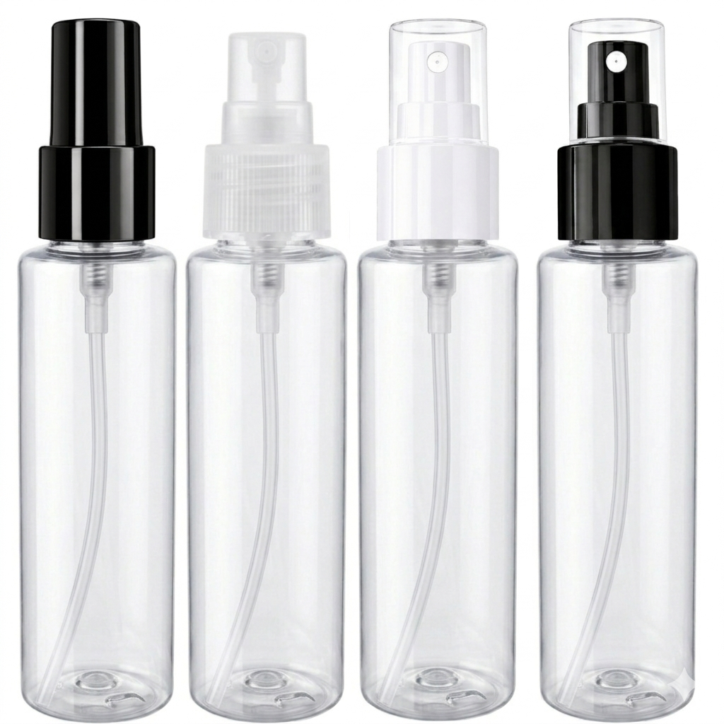 Kit Frasco Para Perfumes Mini Body Splash Cilindrico Redondo 100ml Roisca 24 C/ Valvulas Plásticas