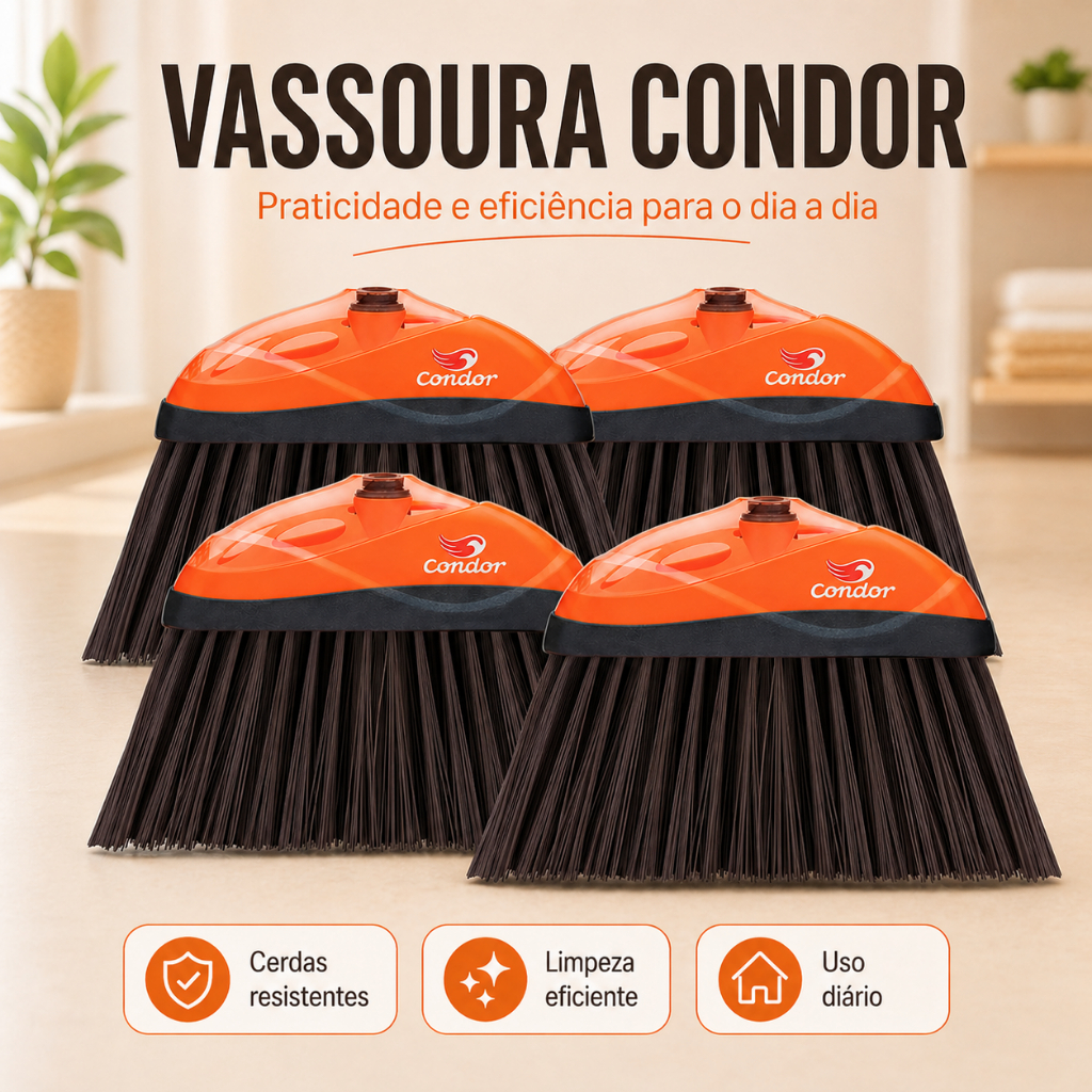 Vassouras Multiuso Condor Direto Fabricante - Pronta Entrega