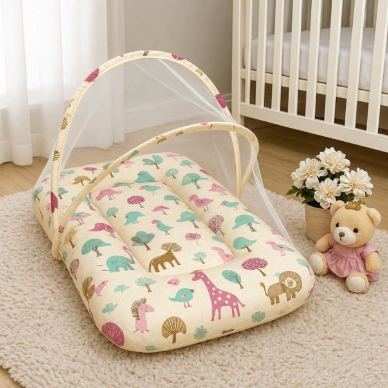Berço portátil de Bebê com Mosquiteiro | Super Macio, Confortável e Portátil 👶💤 — imagem 2 de 2