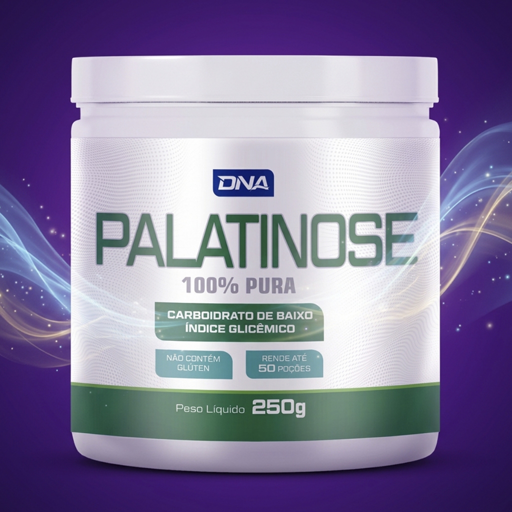 Palatinose 250g Pré Treino Energia Gradual Carboidrato De Baixo Índice Glicêmico Isomaltulose Pura