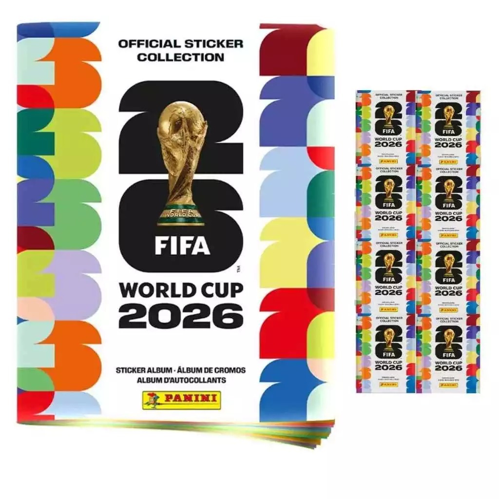 Álbum Oficial Copa do Mundo 2026 Complete seu álbum - Album Capa Mole + Pacotes de figurinha