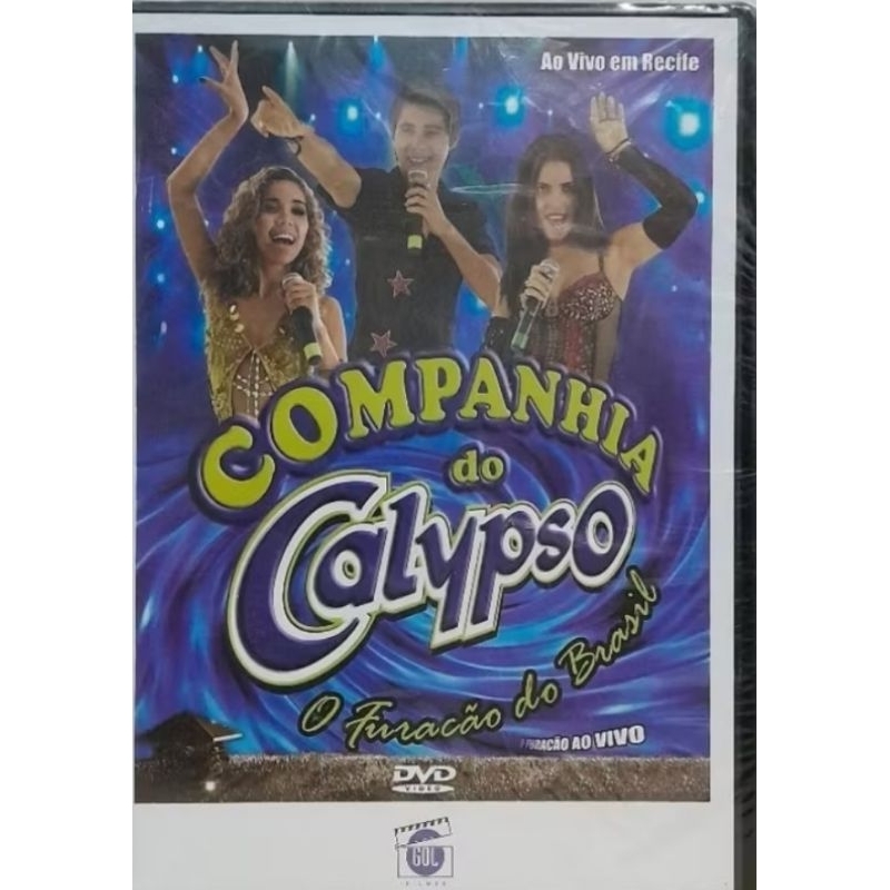 dvd companhia do Calypso o furacão do brasil lacrado.