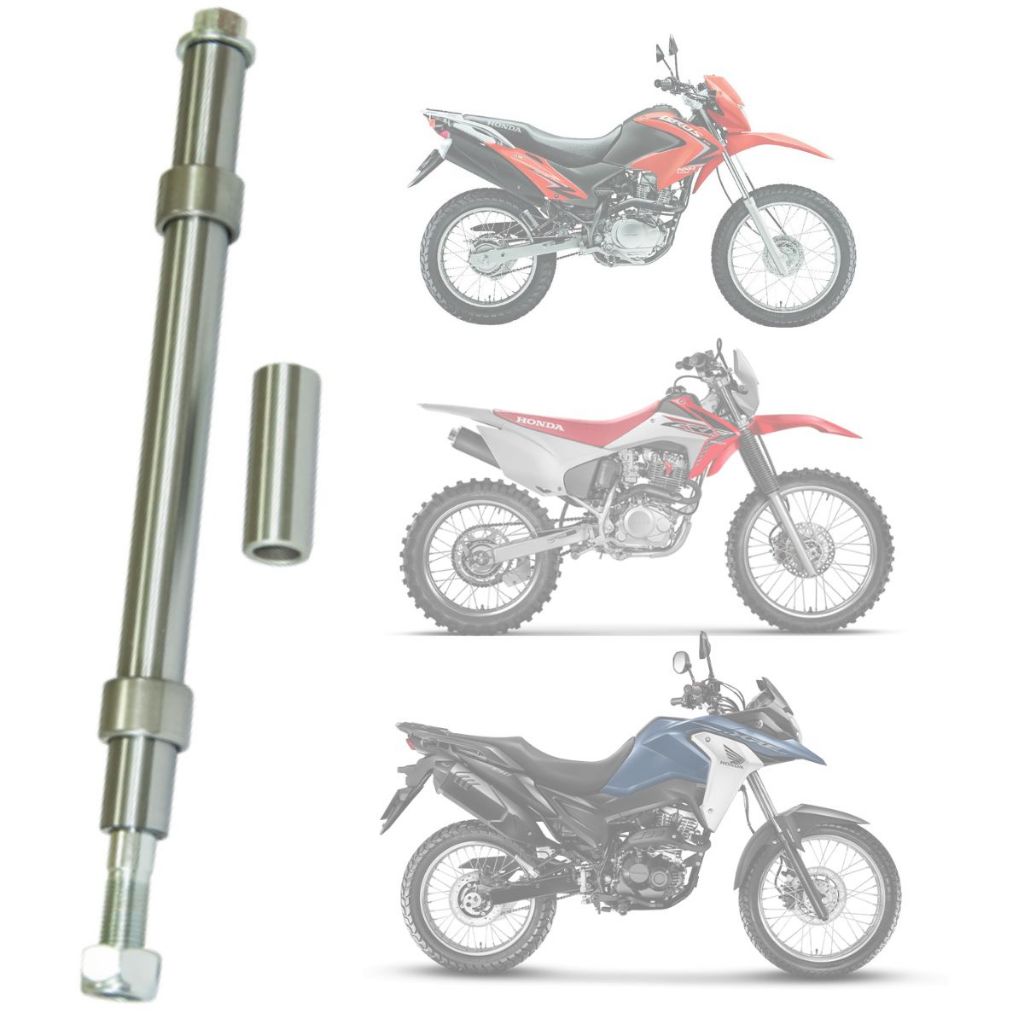 Kit Eixo Bucha Balança Quadro Elástico Danidrea 7235 Crf 230f NXR 125 150 XRE 190