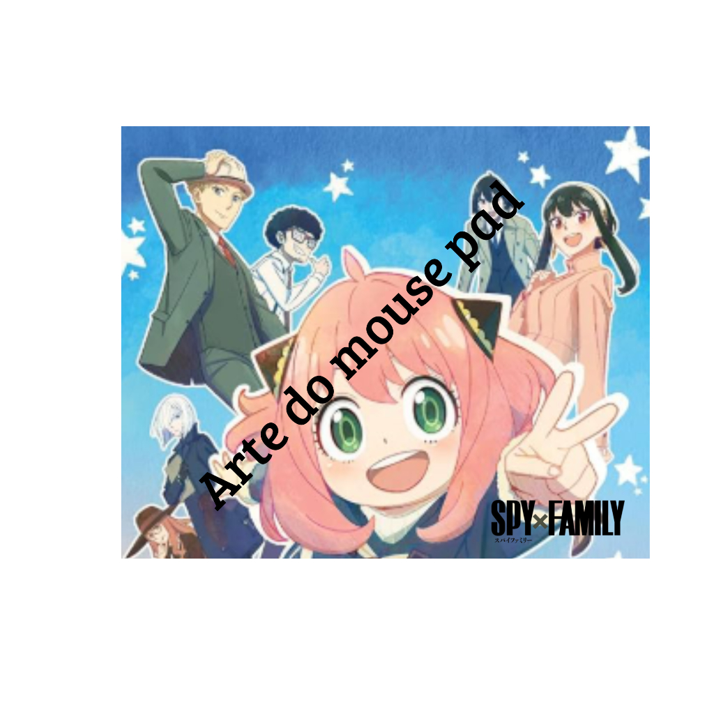 Mouse Pad Spy x Family Personalizado Nome Anya Loid Yor Anime Otaku Gamer Presente Fofo PC