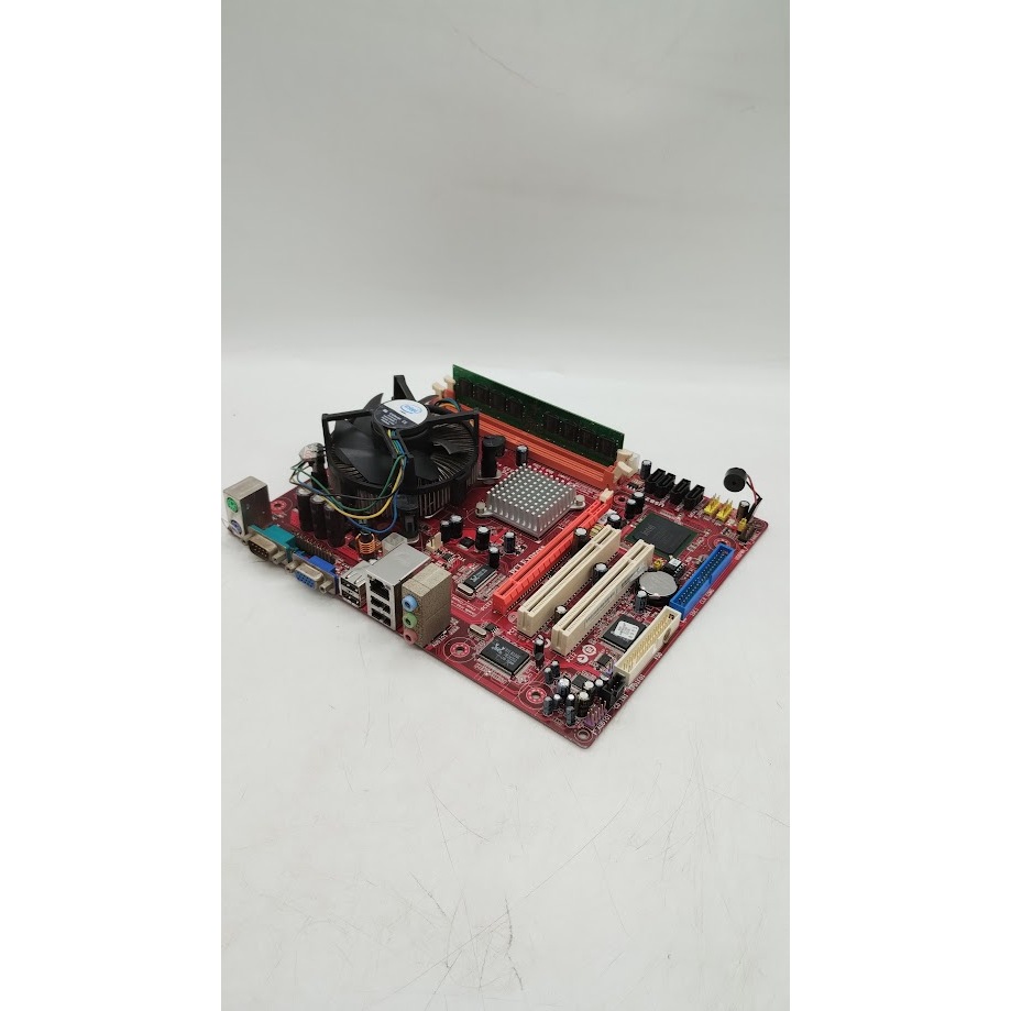 Kit Placa Mãe PCCHIPS P17G/1333 Processador Intel E730 Core 2 Duo 2gb