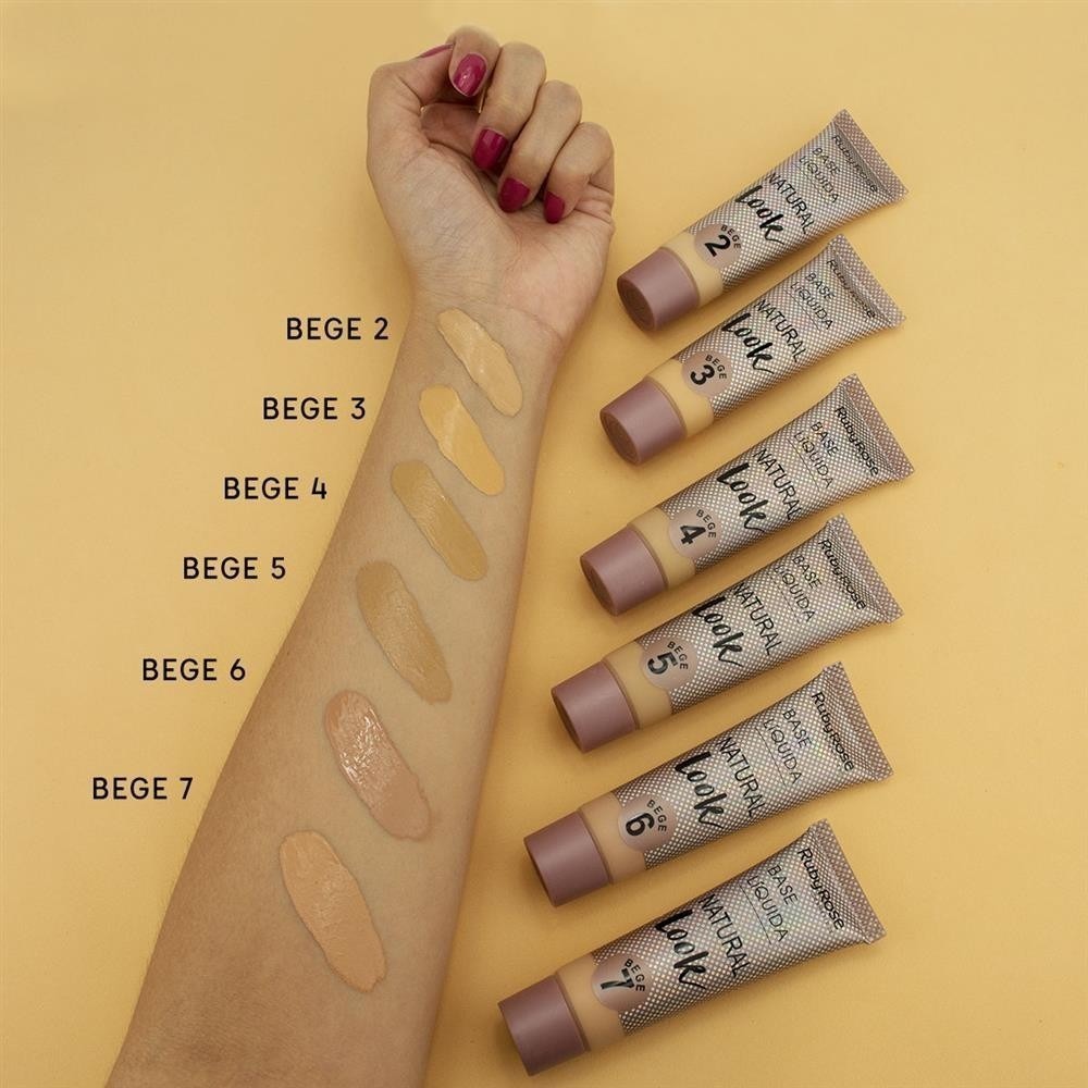 Base Liquido natural look ruby rose
