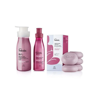 Kit Tododia Amora Vermelha e Jabuticaba, Sabonete, Hidratante Corporal e Body Splash - Natura