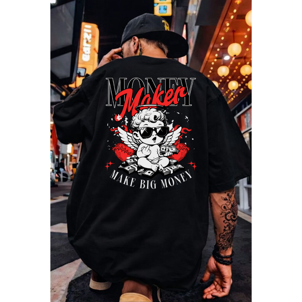 Camiseta Oversized Masculina Feminina Algodão Streetwear Estampada Estilosa Treino Casual Larga