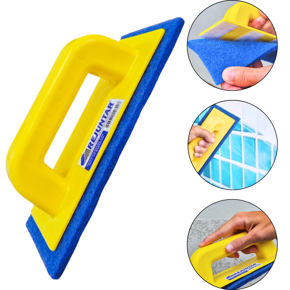 Desempenadeira com velcro  para Epóxi com 1 Fibra   / Espátula  com Velcro para limpeza do Epóxi