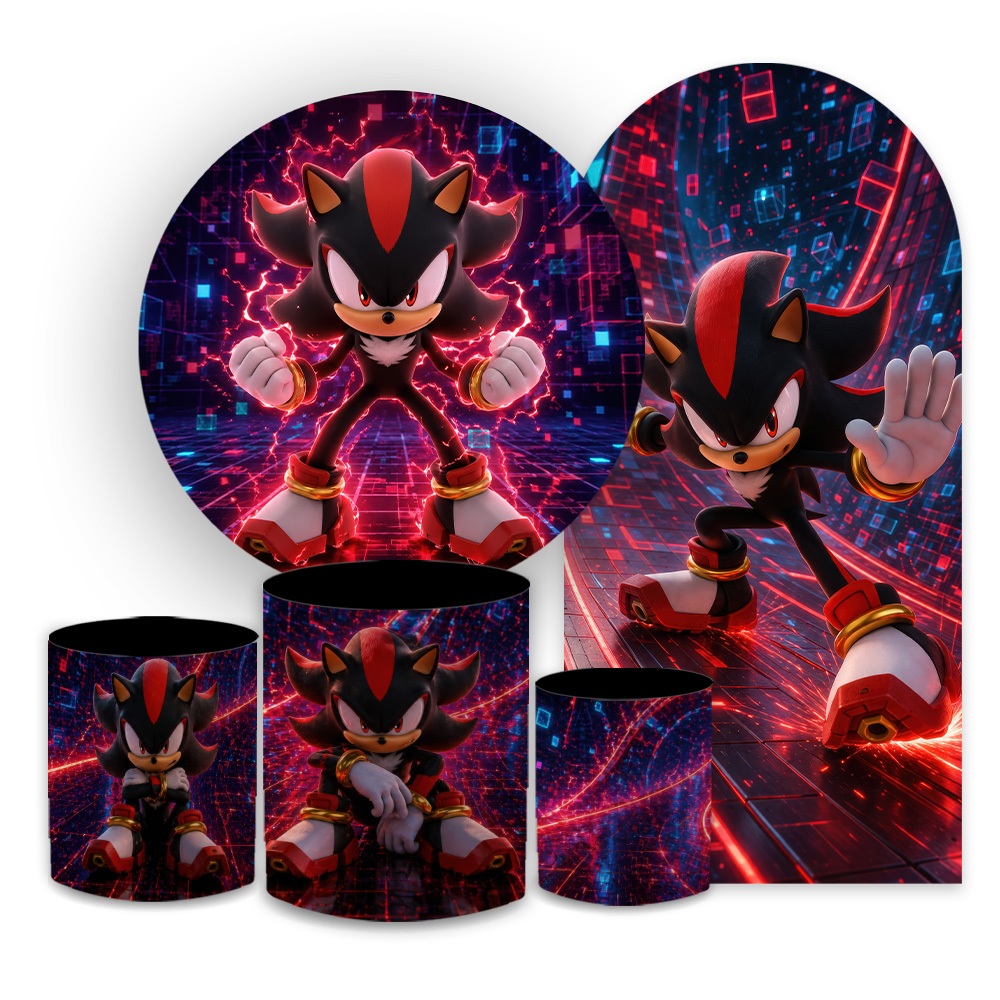 Detalhes do Capas Bibi Painéis + Cilindros Decoração Shadow Festa infantil Menino Herói Lançamento
