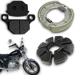 Lona Freio Traseiro + Pastilha + Coxim Suzuki Intruder125