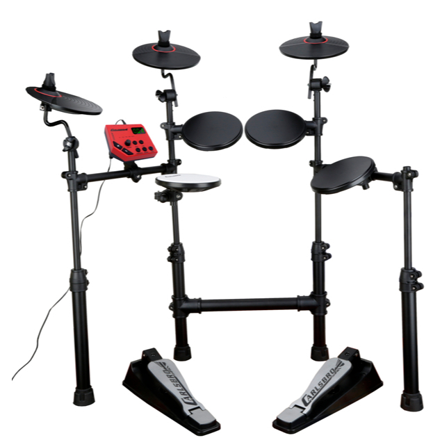 Bateria Eletrônica Carlsbro By Odery Csd100 Cor Preta com Modulo Vermelho