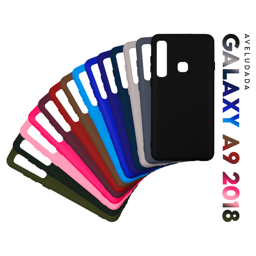 Capa Capinha Case Aveludada Premium para Samsung Galaxy A9 2018 A920 tela 6.3 pol