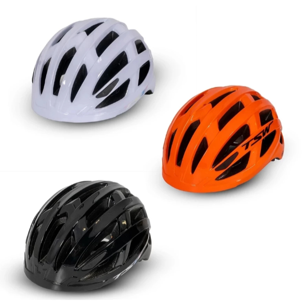 Capacete Ciclismo TSW Team 3 M 54 A 59 MTB Speed Bike Adulto Ajustável Ventilado