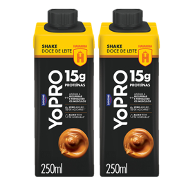 Kit YoPRO Bebida UHT Doce de Leite Havanna15g de proteínas 250ml