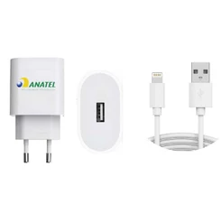 Carregador 30W Apple Turbo Cabo Lightning Certificado Anatel iPhone Carregamento Rapido
