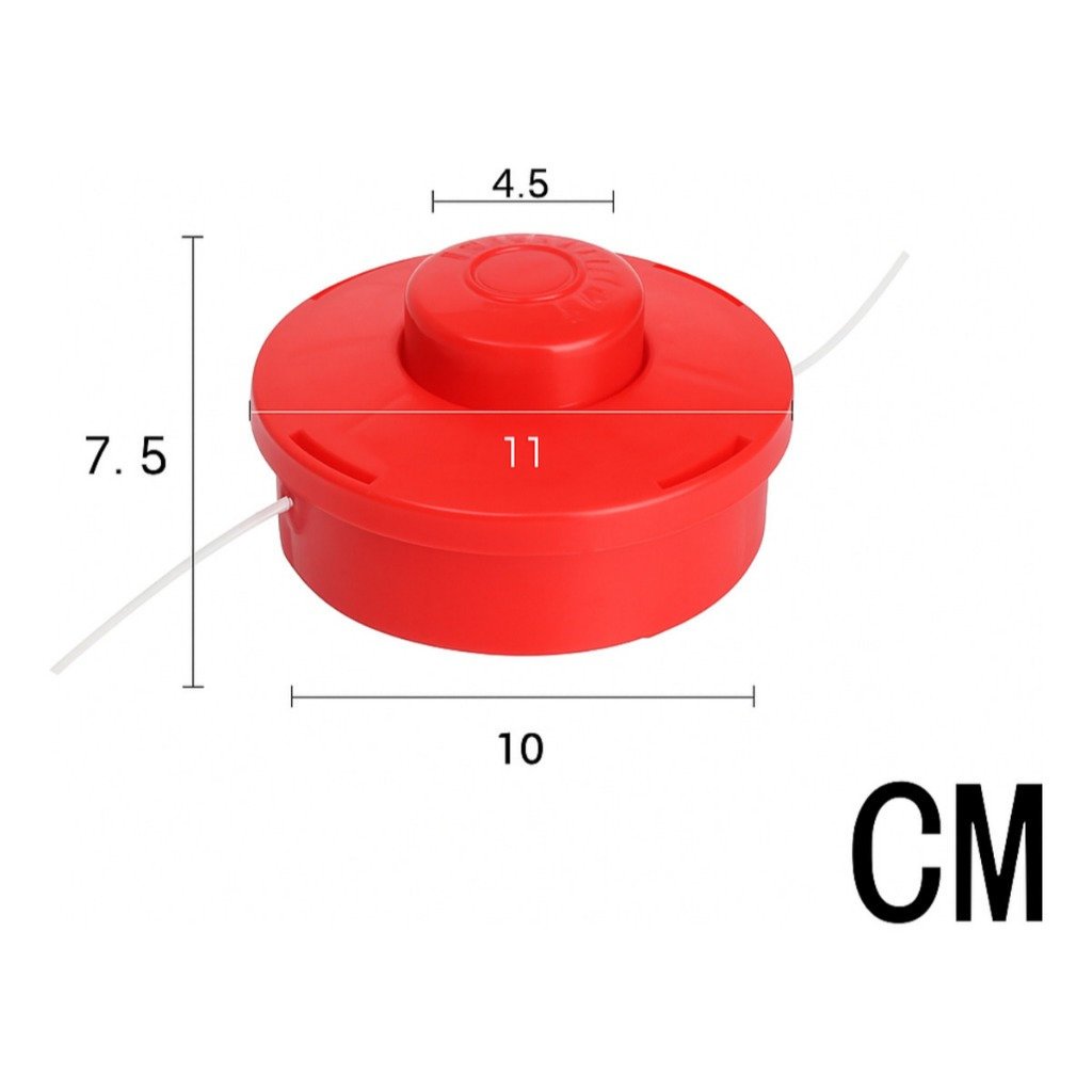 CABEÇOTE CARRETEL AUTOMÁTICO COM FIO PARA ROÇADEIRA 33/43/52/63CC COMPATÍVEL COM TOYAMA GARTHEN VULCAN E NAKASAKI