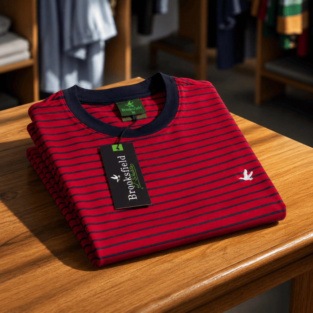 Camiseta Listrada Broksfield Masculina