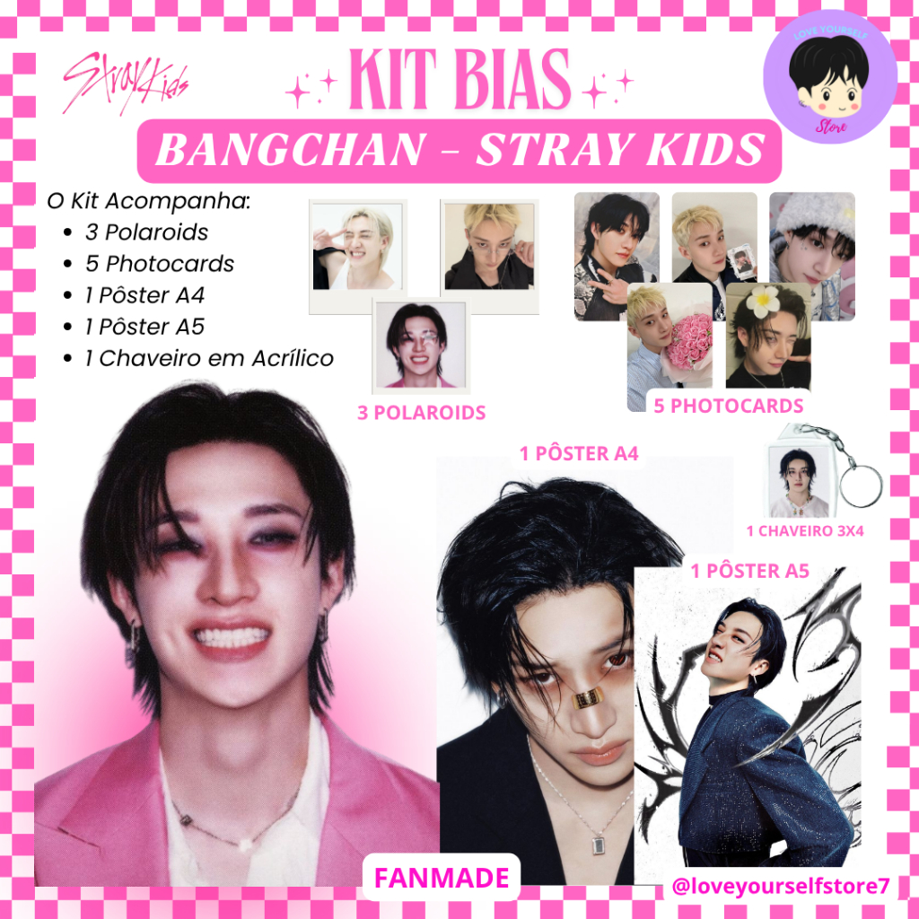 KIT BIAS BANGCHAN - STRAY KIDS - FANMADE