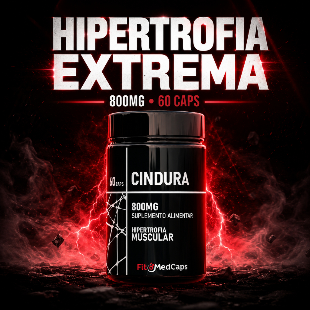 Cindura 800mg Autêntico Suplemento Natural para Massa Muscular Força e Energia