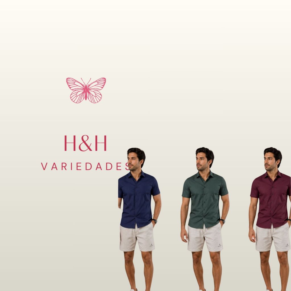 Kit 3 Bermudas Masculinas Linho com Elastano | Conforto Praiano - Loja XYZ