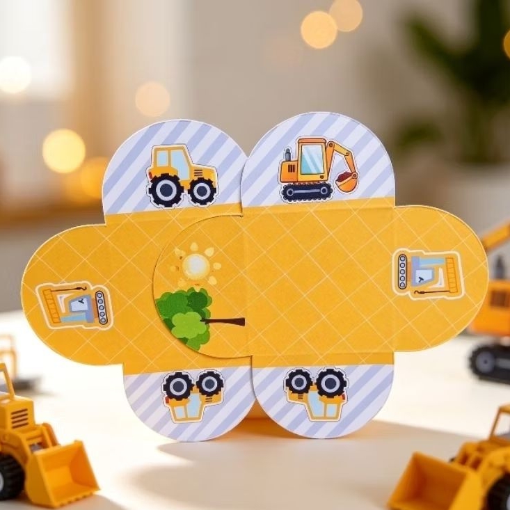 Forminha Para Doces Trator - Construtor - Brigadeiro - Personalizado no tema - Aniversário - Decoração