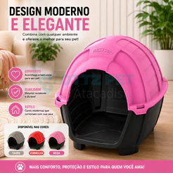 Casinha de Cachorro Pet Stone House N1 l N2 e N3 | Para Cachorros e Gatos