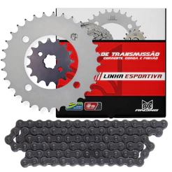 Kit Relação Reduzida Honda Titan 150 160 Coroa 32 Dentes