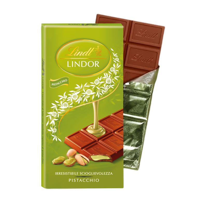 LINDOR Tablete de Pistache 100g Lindt