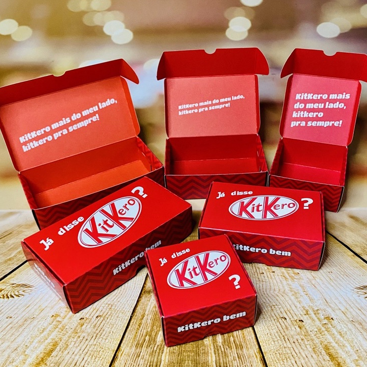 10 CAIXA PARA DOCES KIT-KERO OU TODINHO SEU ( DIVERTIDAS IDEIA ) OUTLET (CHOCO)