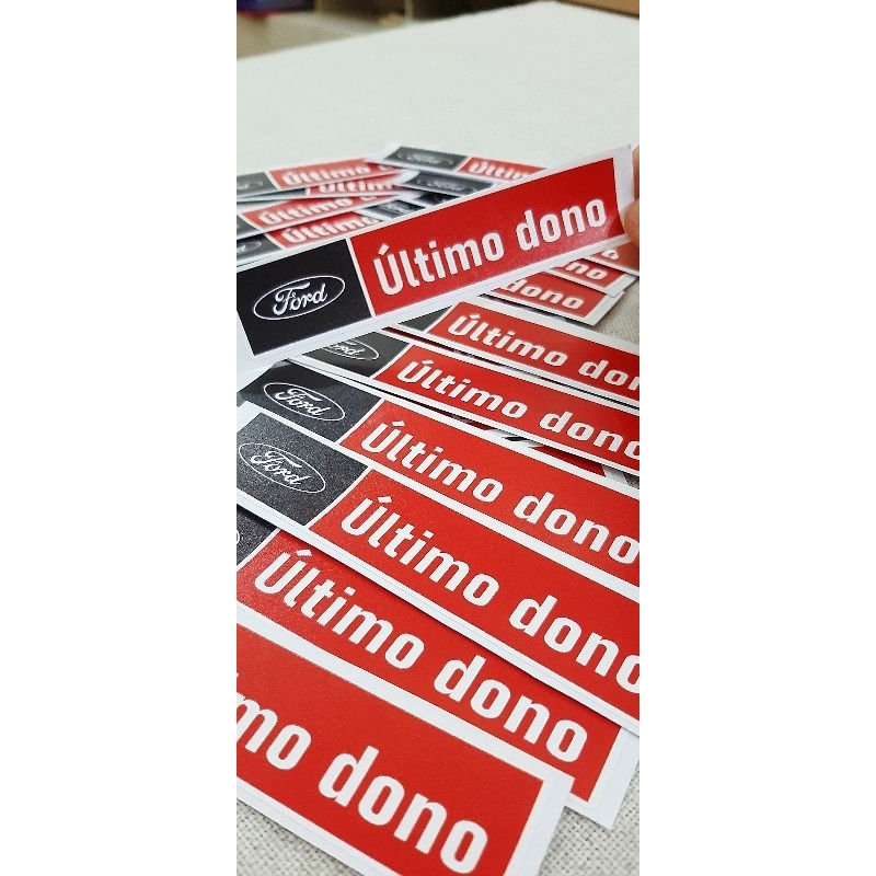 Adesivo Ford último dono - Externo