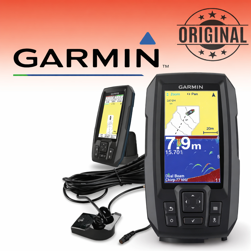 Sonar Garmin Striker Plus 4 ou Vivid 4cv GPS Fishfinder Original + Transducer