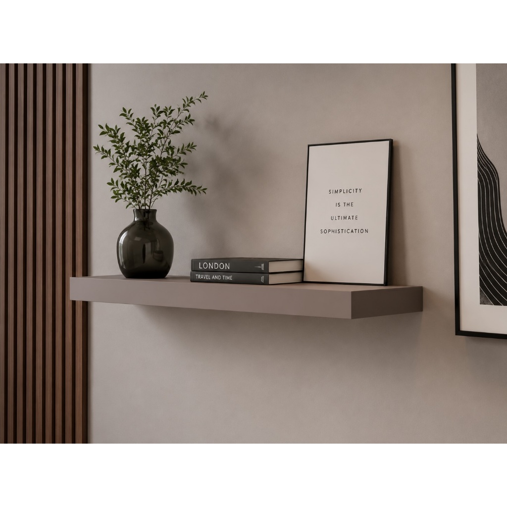 Prateleira Suporte Invisível Connect 100x20 Em MDF