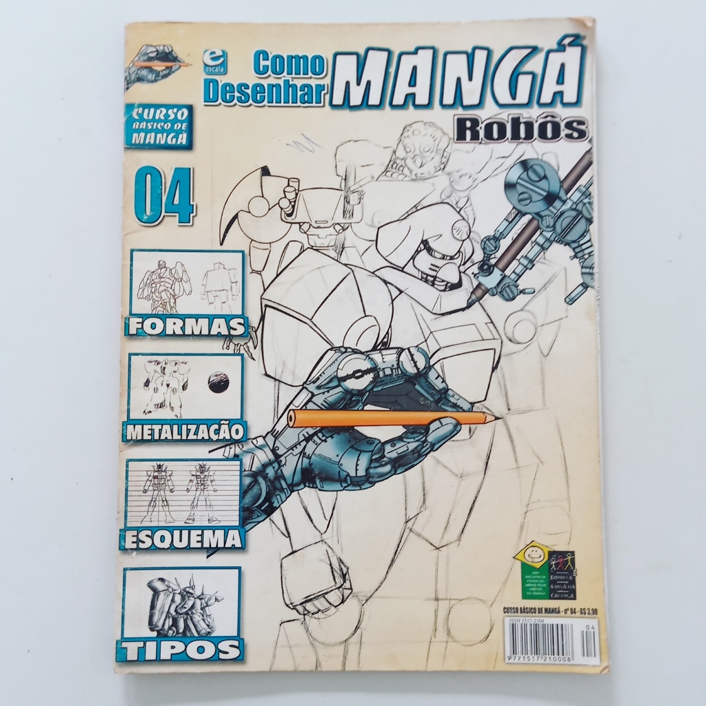 Livro Como Desenhar Mangá Robôs N: 4 (Usado)