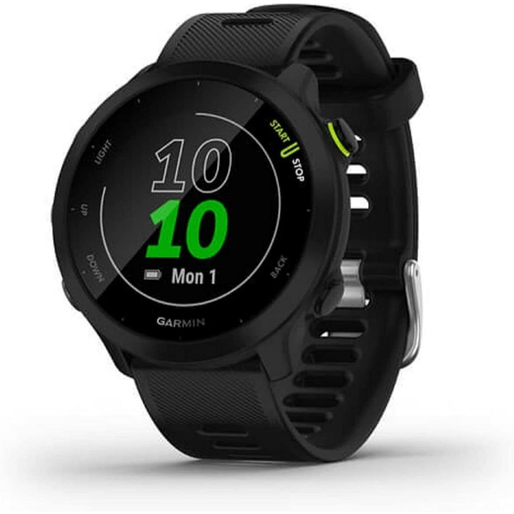 Relogio Smartwatch Garmin Forerunner 55 Preto 42MM Monitor Cardíaco, GPS Original Pronta Entrega