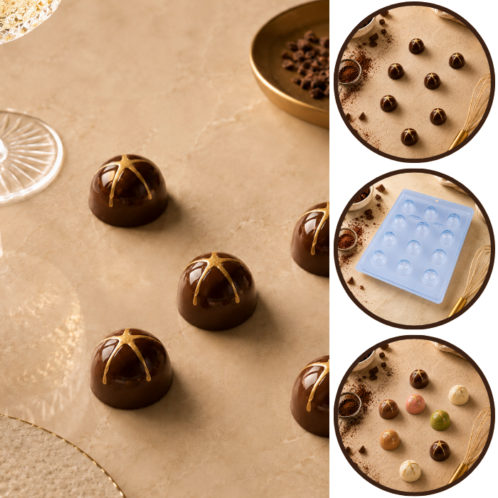 1~10 FORMA SIMPLES CEREJA ESTRELA CÓD.:07 EM ACETATO BWB PARA BOMBOM, DOCES DE CHOCOLATE E CONFEITARIA.(CHOCO)
