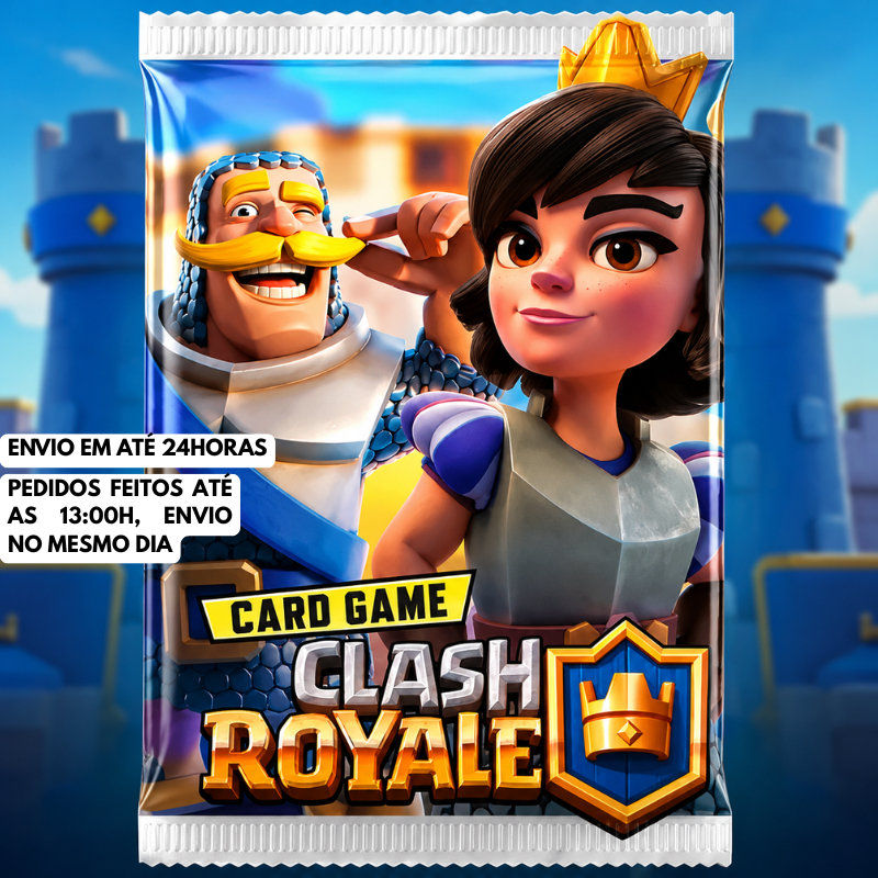 Cards Clash Royale Pacotes Fechado OL Cartas Surpresa Festa Infantil