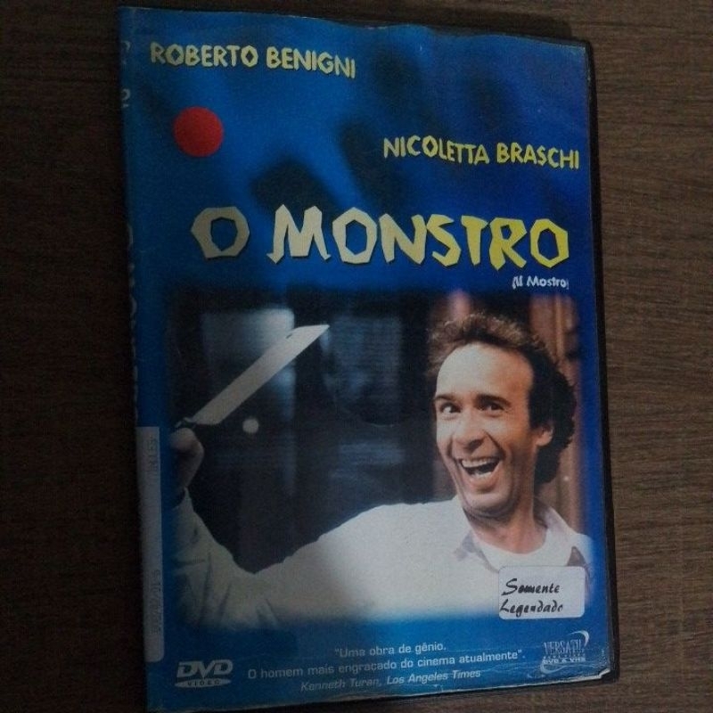 DVD O MONSTRO ROBERTO BENIGNI 1994 LEGENDADO