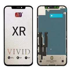 Tela Frontal Display Touch iPhone XR Vivid FHD / Incell HD Preto