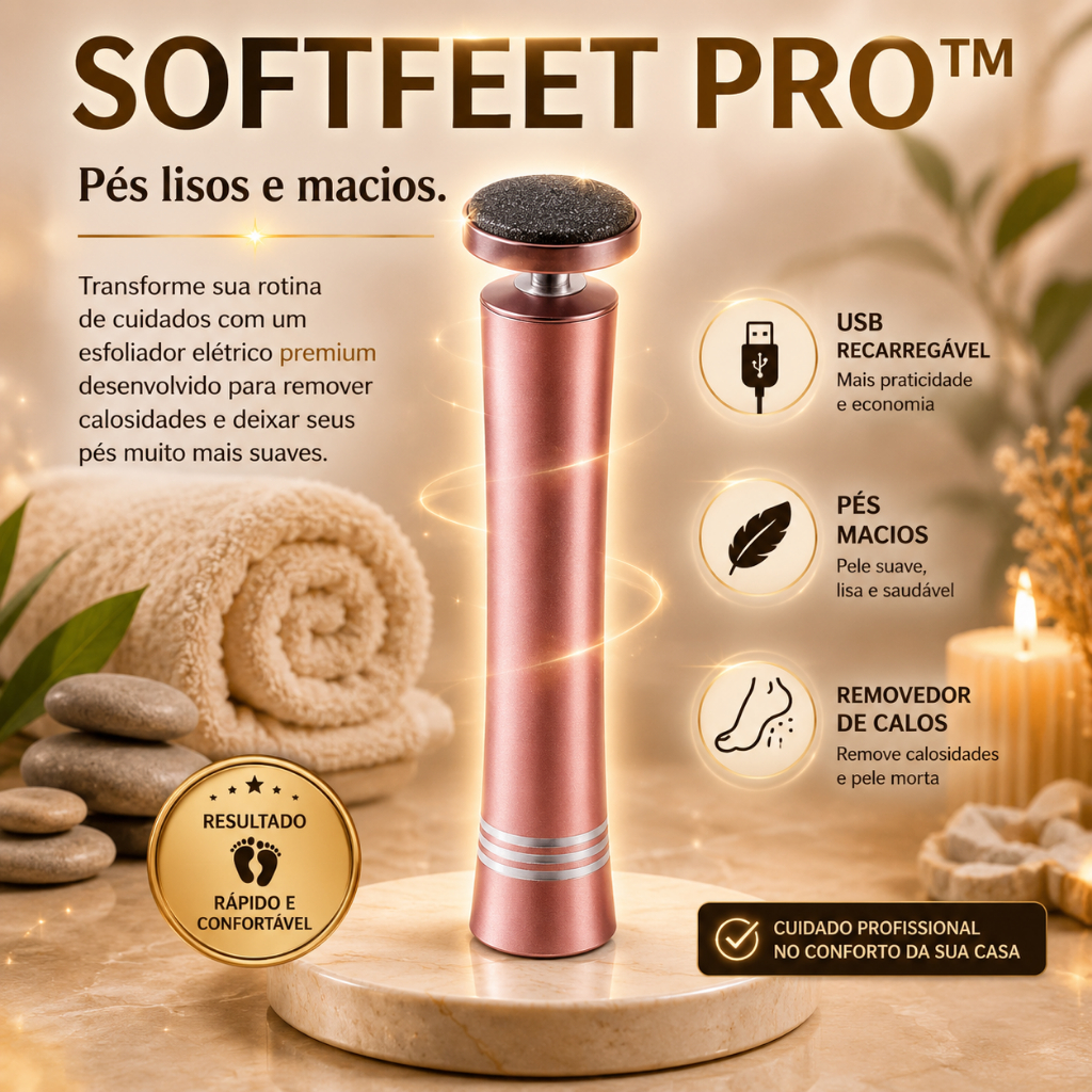 Esfoliador Elétrico Para Pés Recarregável USB Removedor De Calos / WSR MIX STORE