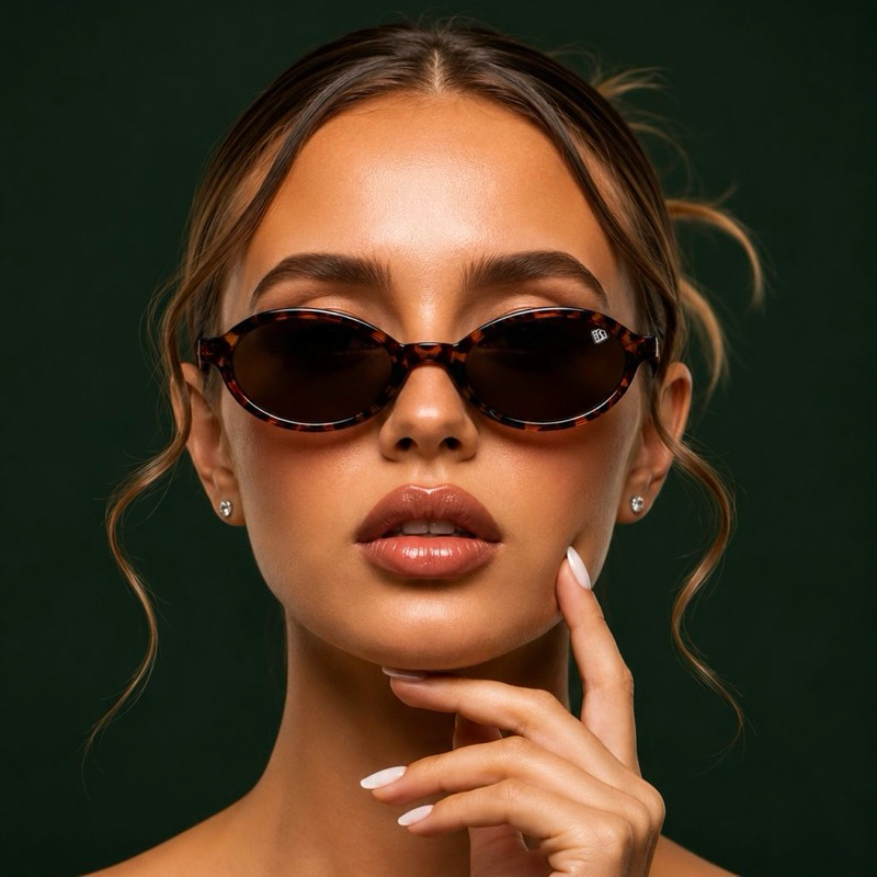 Óculos de Sol Ane Silva Tartaruga Elegância e Proteção UV400
