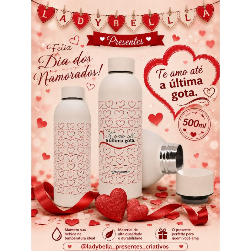 cantil térmico te amo.