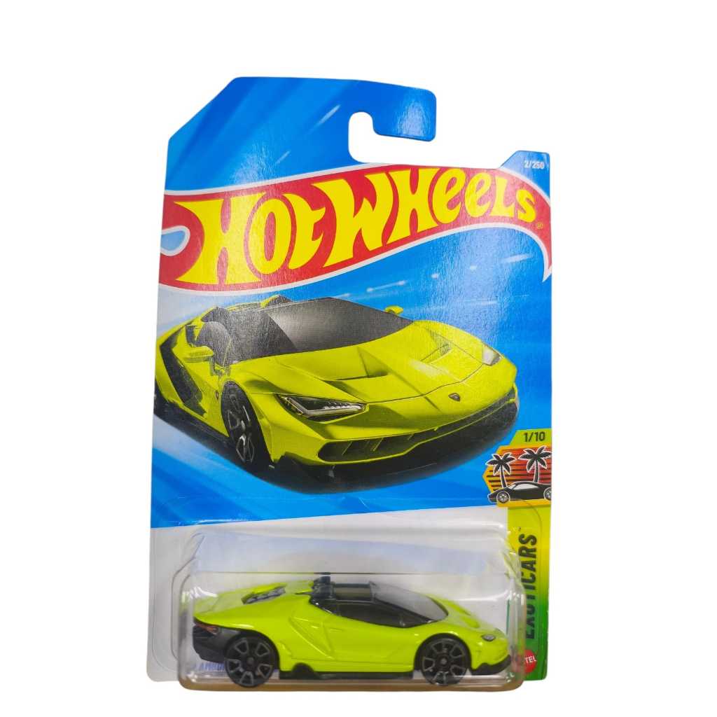 Hot Wheels Miniatura Custom 16 lamborghini centenario roadster / cabriolet decapotable 1/10  c4982 2/250