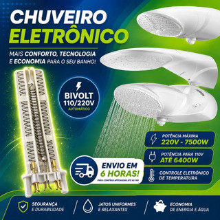 Resistência de Chuveiro Lorenzetti Advanced TopJet - Aquecimento Rápido e Fácil Instalação