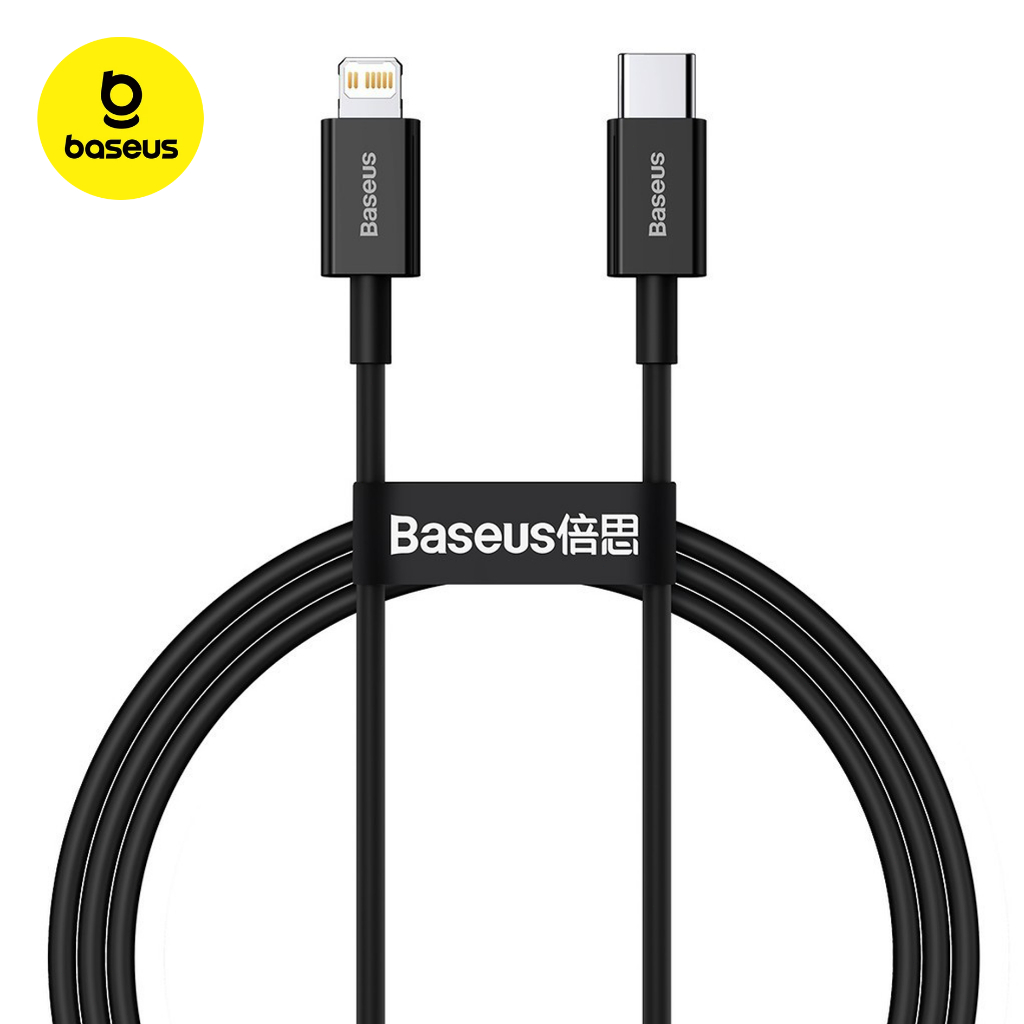 Cabo Tipo C para Lightning Baseus Superior Series Fast Charging Data 20W 1m