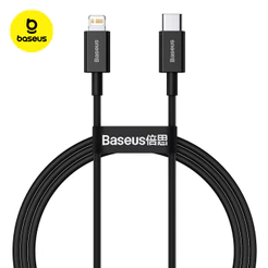 Cabo Tipo C para Lightning Baseus Superior Series Fast Charging Data 20W 1m