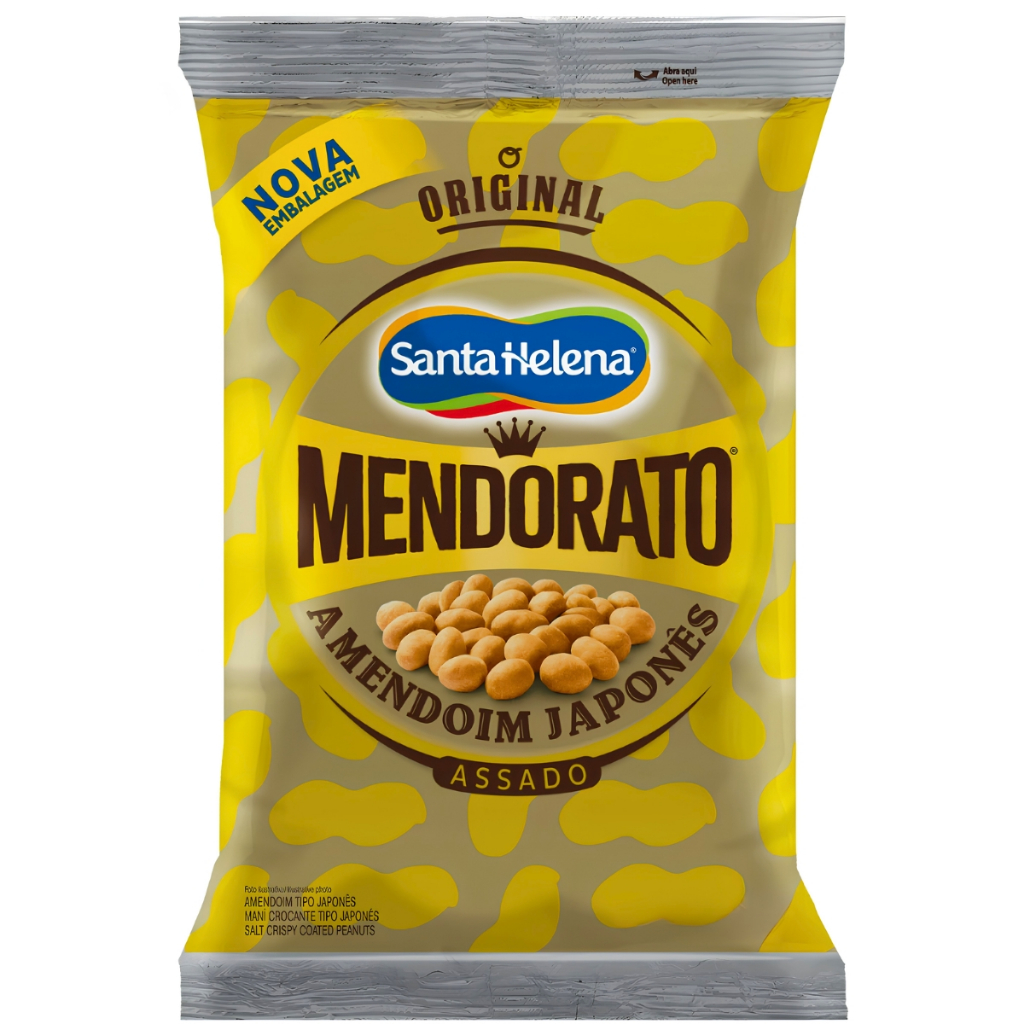 Amendoim Mendorato Japonês Santa Helena Snack Crocante Petisco