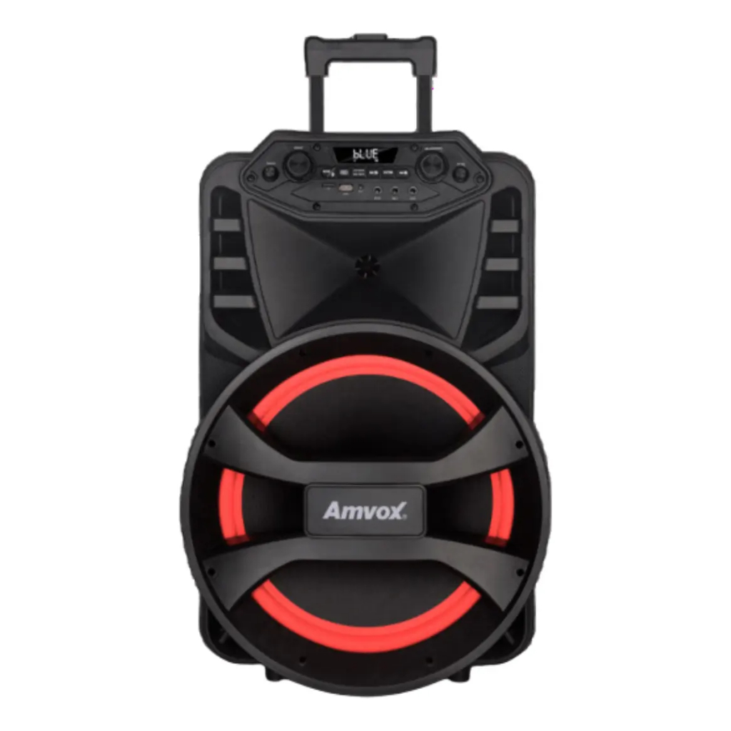 Caixa de Som Amplificada Amvox ACA 880 Vegas SFM - 880W RMS, Bluetooth, Equalizador, USB