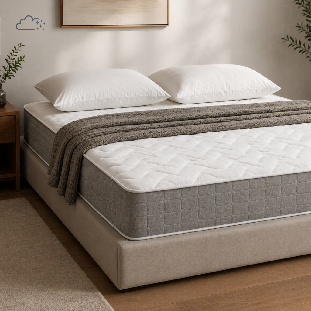 Colchão Casal D33 100% Espuma De Espuma Alto Relevo Conforto PLUS 17cm Bordado Premium